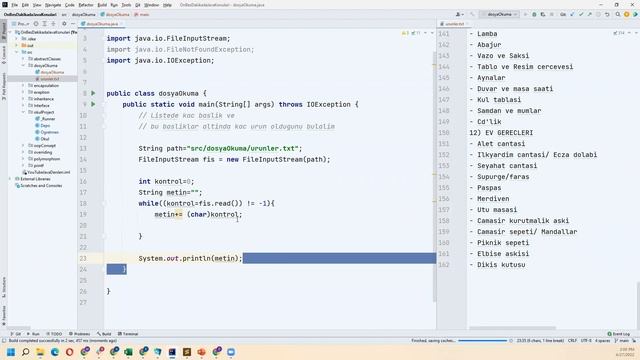 Java 15 - 30 Dakikada TXT Dosya Kullanimi смотреть онлайн
