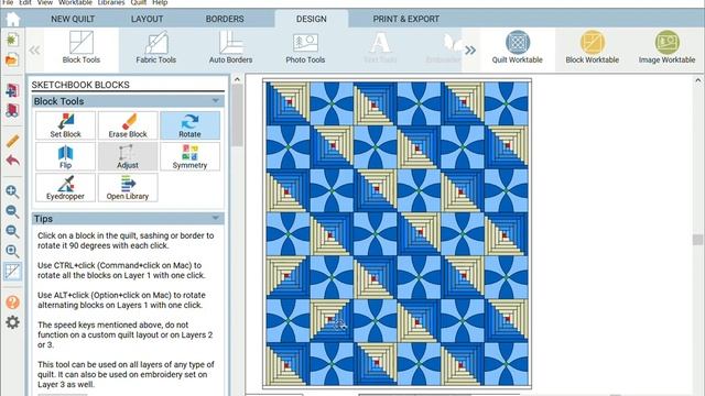 Create Customized Quilt Patterns With Add-On EQ8 Block Libraries смотреть онлайн
