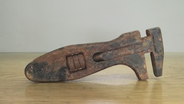 Antique Seized Adjustable Wrench