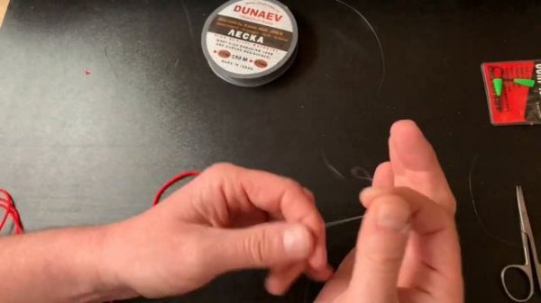 Штекерная удочка. Как присоединить оснастку к Дакрон (Dacron)коннектору?