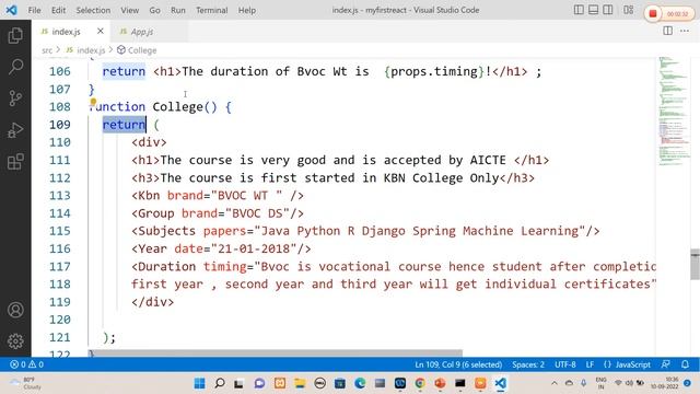 Props in React JS смотреть онлайн