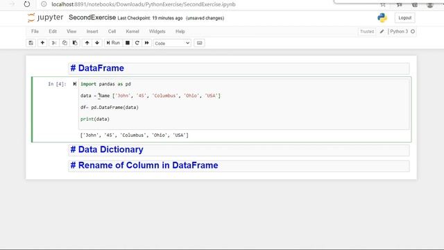 DataFrame and Dictionary смотреть онлайн