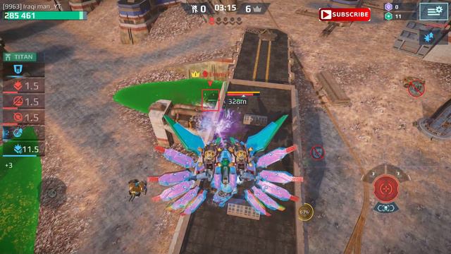 War robots حرب الروبوتات | هل رأيت من قبل لاعب هكر يقاتل من تحت الارض! #warrobots смотреть онлайн