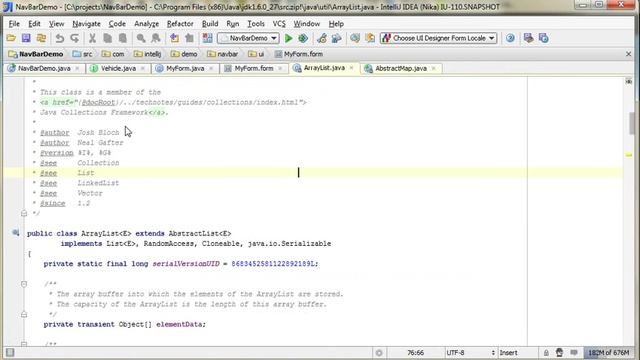 NavBar in IntelliJ IDEA 11 смотреть онлайн
