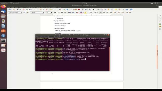 Lunch LAMP server with docker | Docker Compose with my team смотреть онлайн