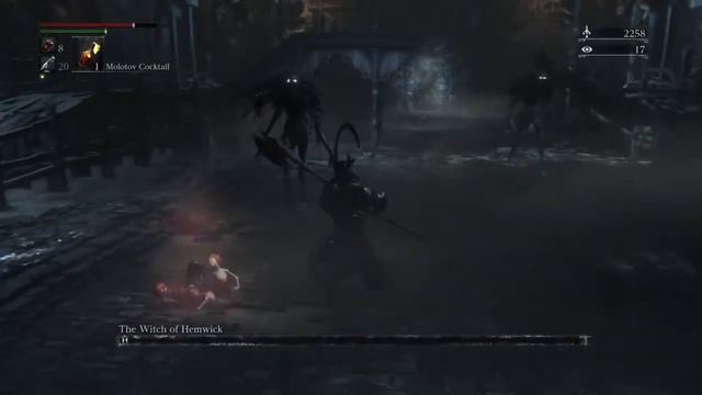 Bloodborne: Witch of Hemwick Boss Fight смотреть онлайн