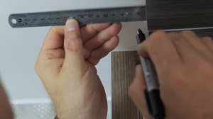 Установка перегородки из отдельно стоящих реек