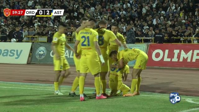 Гол - Н. Жаксылык. Ордабасы - Астана 0:2. 23 тур. Чемпионат 2023 смотреть онлайн