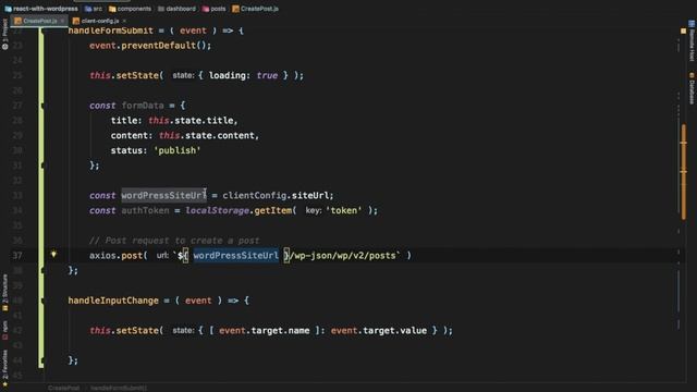 #7 React WordPress rest api | React WordPress tutorial | React WordPress theme | Create Post смотреть онлайн