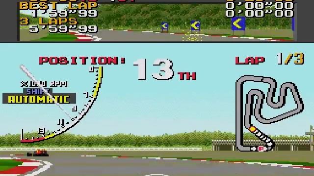 Ayrton Senna's Super Mônaco GP 2 смотреть онлайн