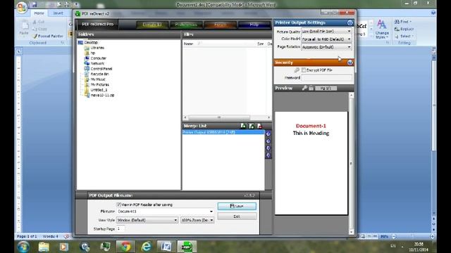 Convert MS Word Excel to PDF and Merge PDF смотреть онлайн