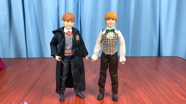 Harry Potter Yule Ball Dolls - Hermione Granger, Ron Weasley - Review | Mattel | Wizarding World смотреть онлайн