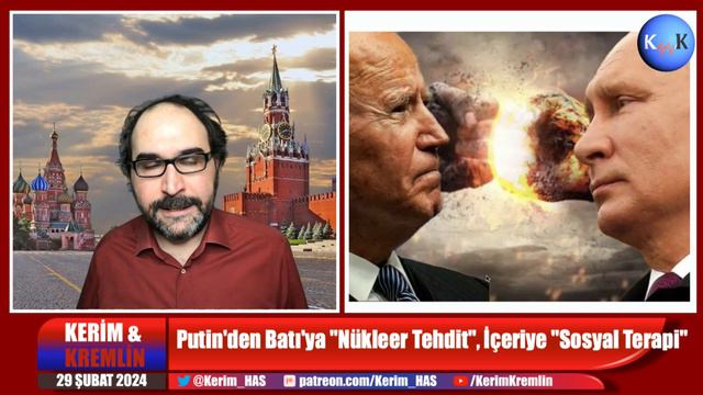 Putin'in Federal Meclis Konuşması: Batı'ya "Nükleer Tehdit", İçeriye "Sosyal Terapi" | Kerim Has смотреть онлайн