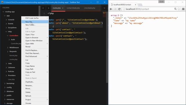 [Lavarel Routing] Lesson 3 Controller Routing смотреть онлайн