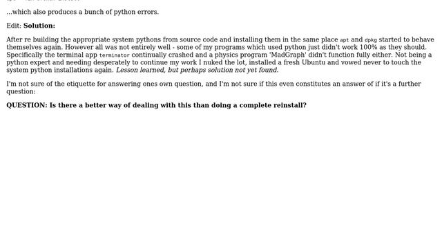 Ubuntu: How can I use one specific version of python for everything in ubuntu 18.04? смотреть онлайн