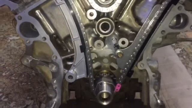 Сборка ДВС Toyota 2GR-FE. смотреть онлайн