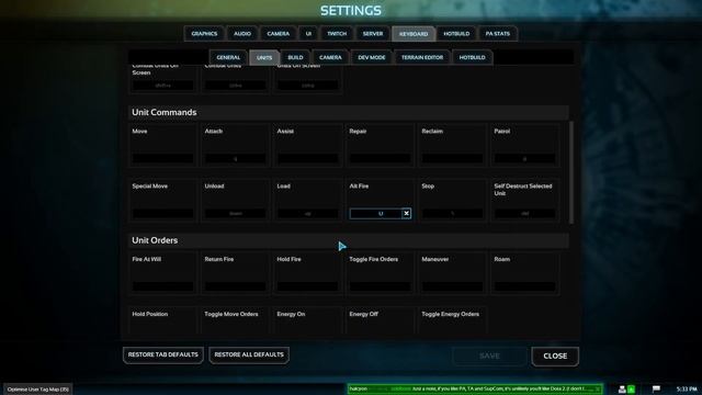 Planetary Annihilation Tutorial #01 - Settings and keybinds смотреть онлайн