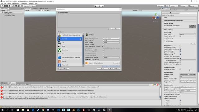 Unity3d #3 - Защита apk файла и настройка Player Settings смотреть онлайн