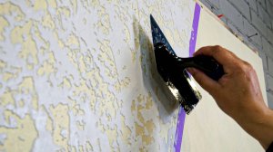 РЕАЛЬНОE ЗОЛОТО + ГРОТТО На стене _ Экологически чистая штукатурка _ GuraDecor ELLETO