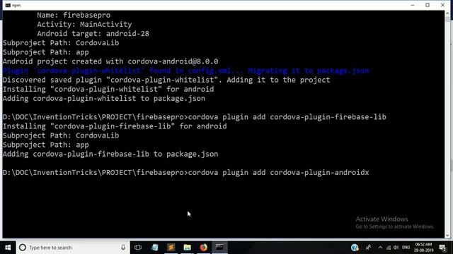 Cordova Plugin Firebase  Push Notifications | Firebase Cloud Messaging For Cordova Project.