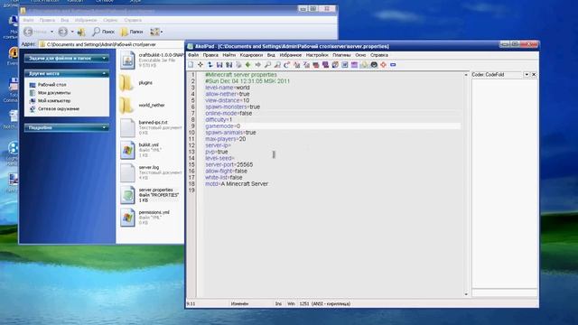 Как создать сервер minecraft 1.0.0 смотреть онлайн