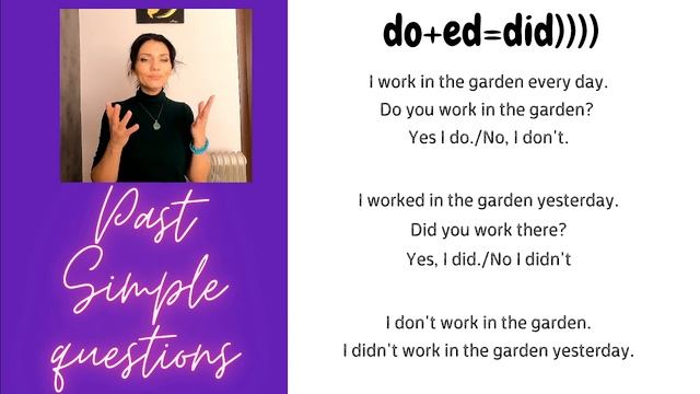 Урок 46. Английский с начала. Разговорный курс A1-A2. Past Simple (Вопросы и Отрицания) смотреть онлайн