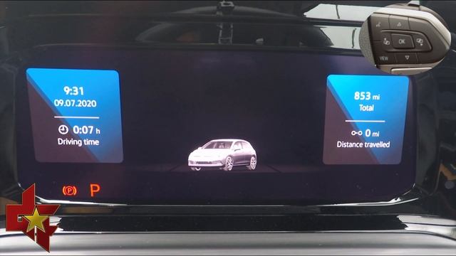 How to reset a VW Golf 8 service light and access the secret menu (VOLKSWAGEN) смотреть онлайн