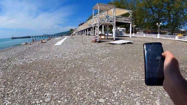 Почти жара! Набережная Лазаревское 13.05.2021.На солнце +34! В тени +22! ?ЛАЗАРЕВСКОЕ СЕГОДНЯ?СОЧИ смотреть онлайн