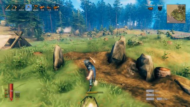 Valheim with Loki. False alarm...it was just a Greydwarf смотреть онлайн