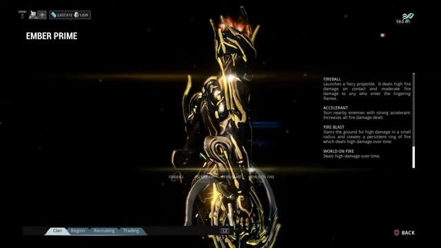 Warframe Model Showcase: Ember Prime смотреть онлайн