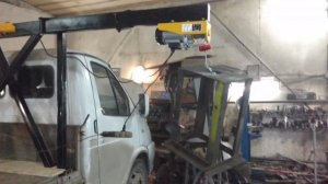 Манипулятор своими руками на газель