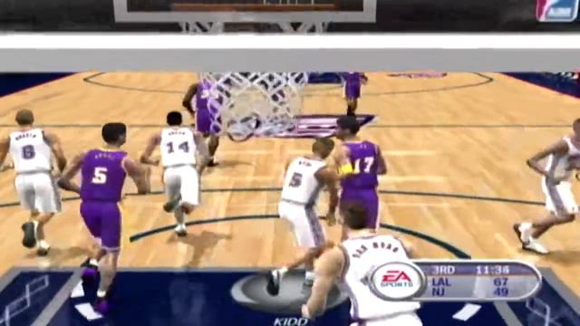 NBA Live 2002 NBA Finals Rewind (Game 4) (LA Lakers vs. New Jersey) смотреть онлайн