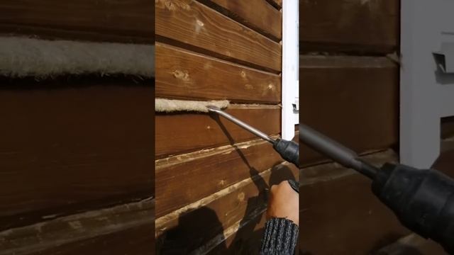 конопатка дома из профиллированого бруса своими руками смотреть онлайн