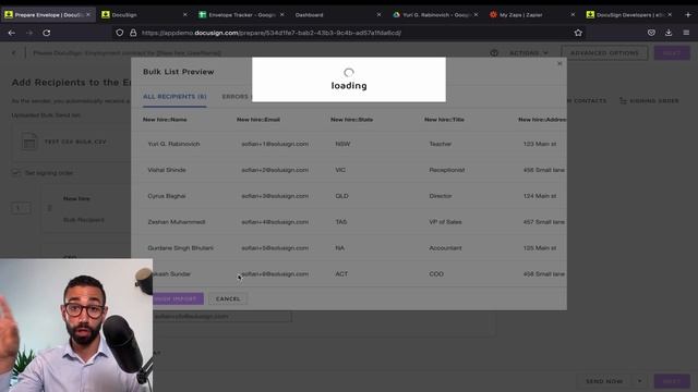 HOW TO BULK SEND DOCUSIGN Envelopes in 10 Min | via CSV OR ZAPIER смотреть онлайн