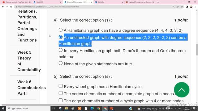 ?WEEK 9?DISCRETE MATHEMATICS- IIITB ASSIGNMENT SOLUTION?? смотреть онлайн