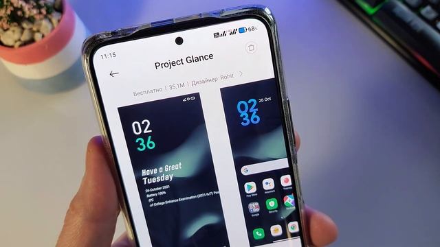 Виджеты на xiaomi, виджет плеера, погоды и различные часы смотреть онлайн