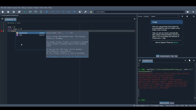 Python 4 kids: while loops смотреть онлайн