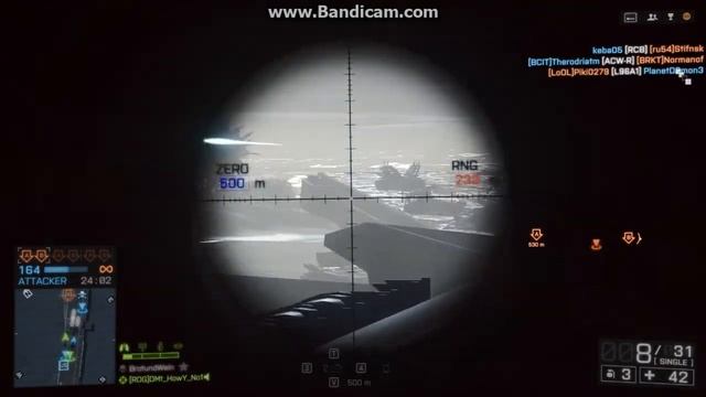 Battlefield 4 Sniping (550-610m Marksmans) смотреть онлайн