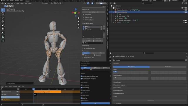 Godot 3D Character Animation Tutorial: 2 - Blender Exporting and Godot Importing смотреть онлайн