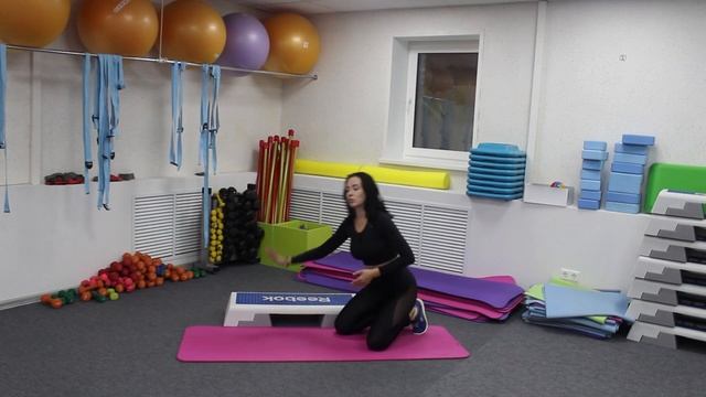 СИЛОВЫЕ УПРАЖНЕНИЯ. СТЕП ПЛАТФОРМА. FITLIFE смотреть онлайн