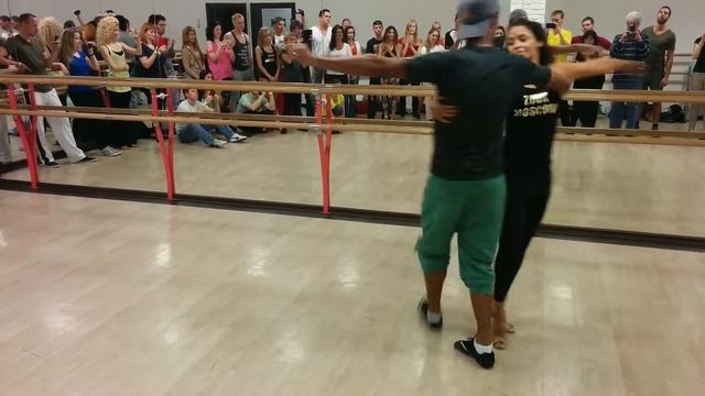 Leo&Solange lambazouk demo Moscow Zouk Congress смотреть онлайн