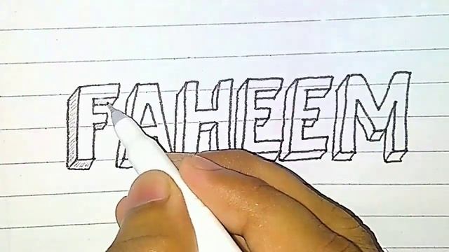 3D FONT STYLE | NAME LETTERING | CALLIGRAPHY смотреть онлайн