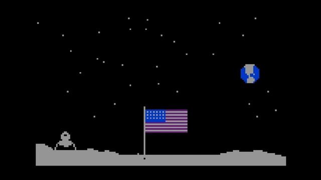 Atari 8-bit:- Lunar Lander (BASIC game) смотреть онлайн