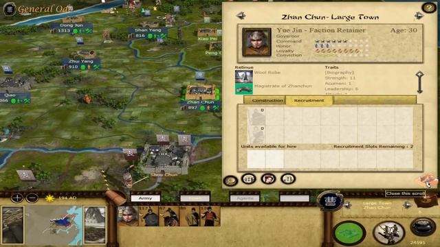 China Total War - Rise of the Three Kingdoms - Lets Play Cao Campaign Part 5 - Leaders are Expensiv смотреть онлайн