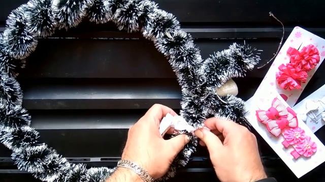 DIY Как Сделать Рождественский Венок Своими Руками Christmas wreath смотреть онлайн