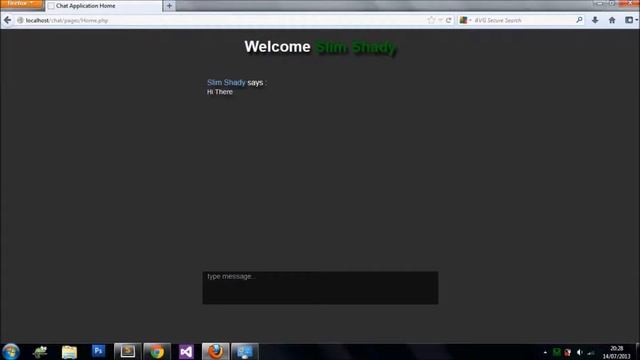 Chat Application (PHP/AJAX) part6 Final Project Demo смотреть онлайн