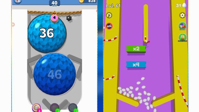 ?Puff Up balloon puzzle ? game (record Update) vs eggs and chickens 2048 gameplay part 3 смотреть онлайн