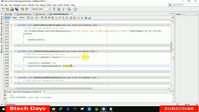8. Quiz or Exam Management System in java - Student Details (JFrame, Mysql Database, Netbeans IDE) смотреть онлайн