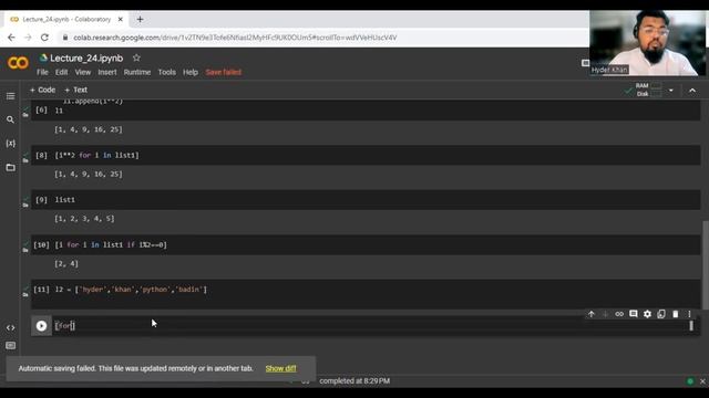 Comprehensions in Python | Complete Python Course | Hindi/Urdu | Lecture 24 смотреть онлайн
