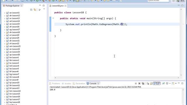 Mastering Java Programming 2 (Section 18 -Converting between Degrees and Radians) смотреть онлайн